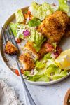 Airfryer Kip Milanese met Mediterrane Salade